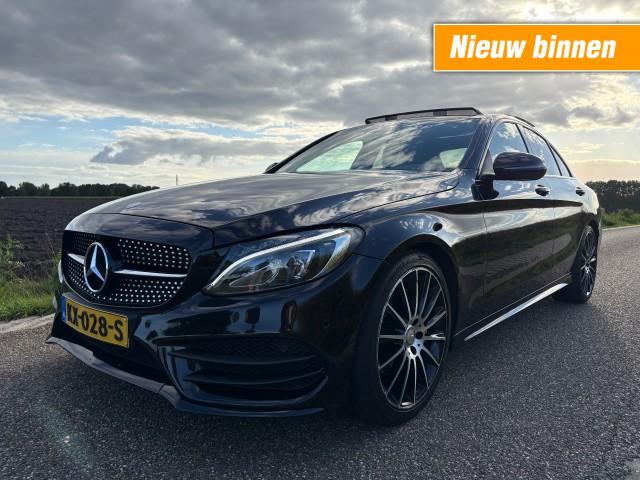 Mercedes-benz C-klasse - 180 AMG NIGHT EDITION / B&O / LEER / PANO / VOLL