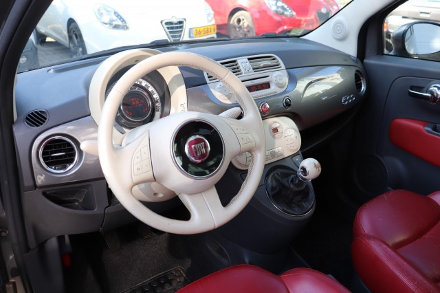 FIAT 500 0.9 TWINAIR LOUNGE/1E EIG/ORIG.NL/CLIMA/LEER/PAN.DAK/16, Carmix, OSS