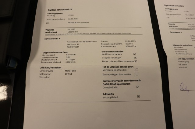 MERCEDES-BENZ C-KLASSE 180 AMG SP. EDITION, Carmix, OSS