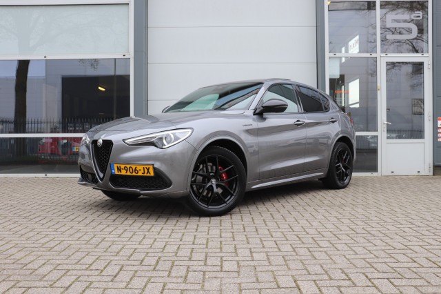 ALFA ROMEO STELVIO 2.0 T Q4 280PK AWD VELOCE/1E EIG./GRIGIO STROMBOLI/A.CARPLAY/20, Carmix, OSS