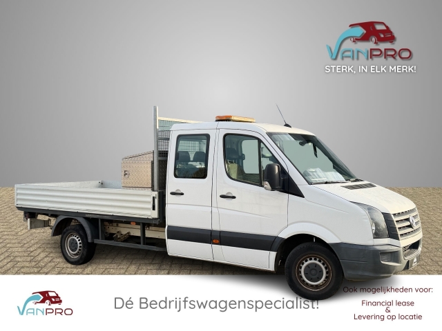 VOLKSWAGEN CRAFTER 35 2.0 TDI L3 Dubbel cabine Euro6 Pick-up / Open laadbak / Airco / Trekhaak 2800KG, VanPro, Losser