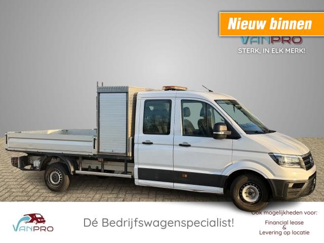 VOLKSWAGEN CRAFTER 2.0 TDI 102PK PICK-UP Dubbel Cabine L4 Open laadbak / Opbergkist / Cruise / Trekhaak, VanPro, Losser