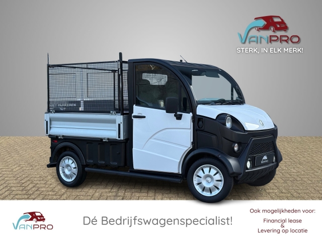 AIXAM E-TRUCK M12RS Open laadbak / Webasto Standkachel / Sidebars / Incl bladrek, VanPro, Losser