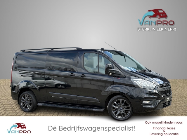FORD TRANSIT CUSTOM 2.0 TDCI 130pk Automaat Dubbel Cabine Black Edition / Camera / Trekhaak / Navi / Airco / Cruise / Lane / LM 