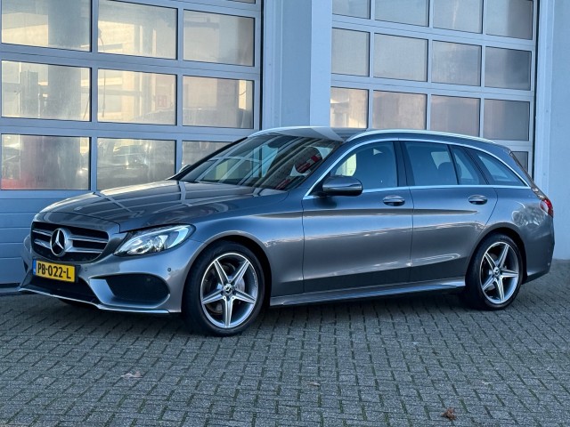 MERCEDES-BENZ C-KLASSE C180 AMG Sport Edition Navi Pdc Clima Leer Rijklaar!, Van Veen Automotive, Hengelo