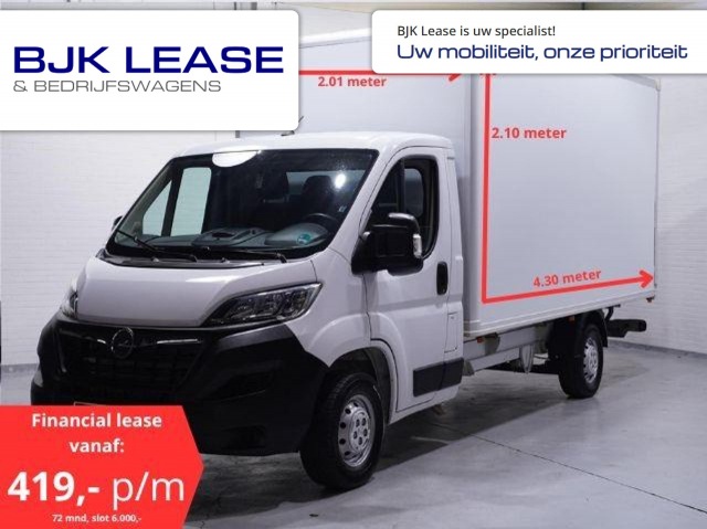 Opel Movano - 2.2D 140 pk Bakwagen met Laadklep va 419,- p/mnd