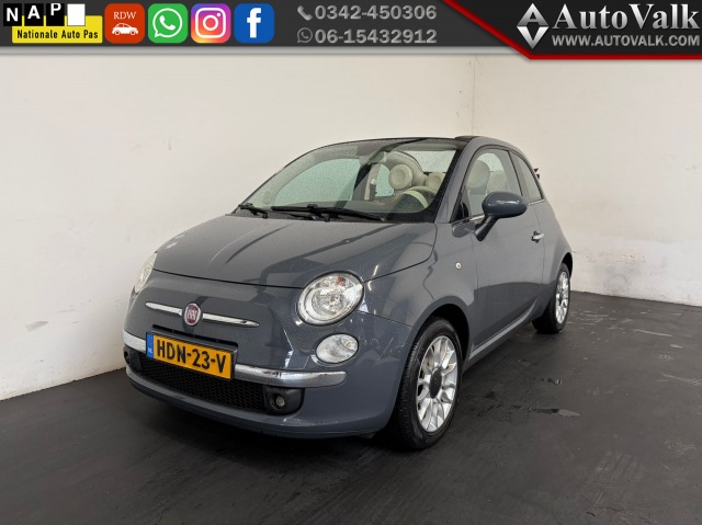 Fiat 500 - 1.2 Lounge. Cabrio!