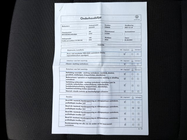 VOLKSWAGEN CADDY 1.6 TDI L1H1 Airco / Trekhaak / 100% Dealer onderhouden / Parkeersensoren, VDW Cars, Enschede